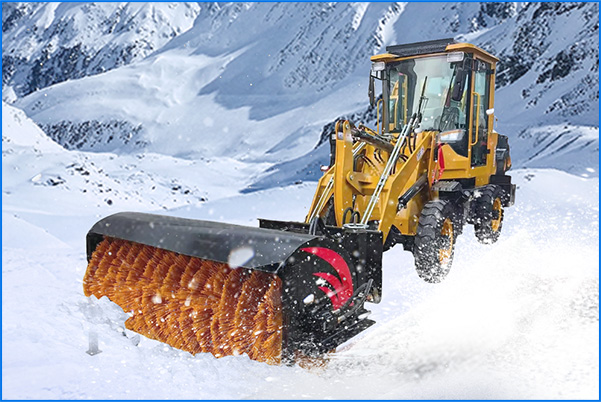 大型驾驶式扫雪机